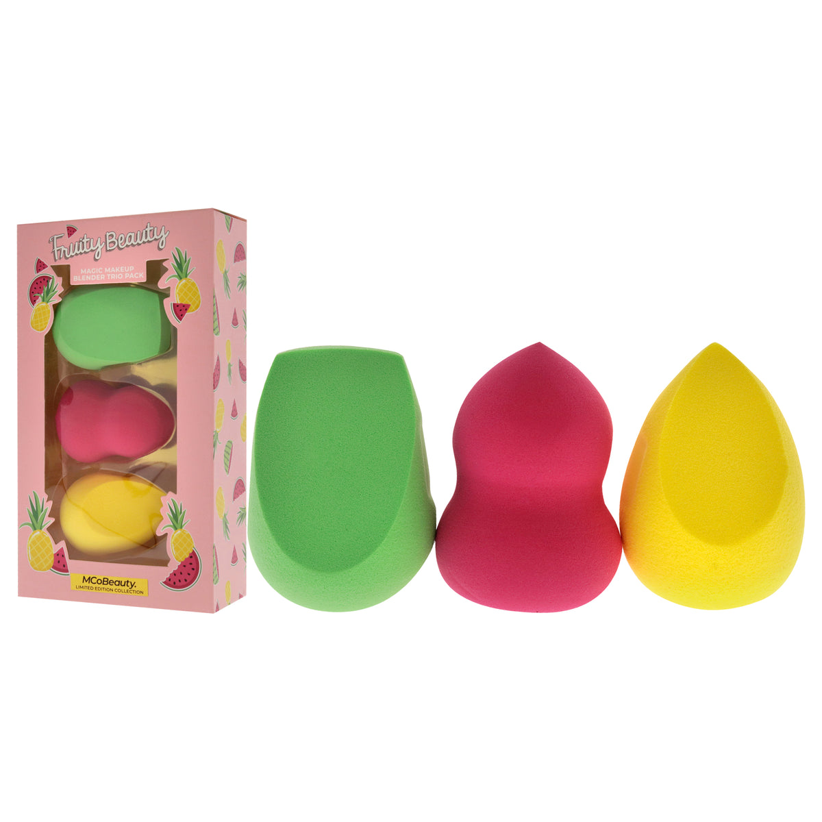 Fruity Beauty Magic Makeup Blender Trio Pack Sponge