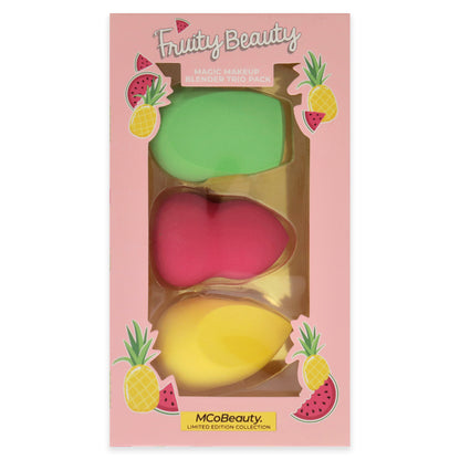 Fruity Beauty Magic Makeup Blender Trio Pack Sponge