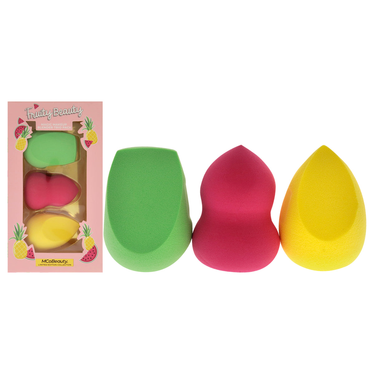 Fruity Beauty Magic Makeup Blender Trio Pack Sponge