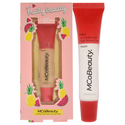 Fruity Beauty 2-In-1 Lip Treatment and High Shine Gloss