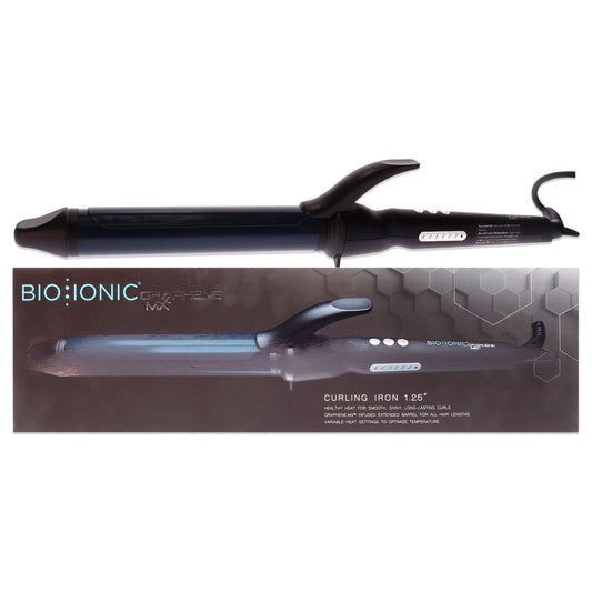 Graphene MX Curling Iron - Blue ZCURLERGRA1.25 by Bio Ionic for Women - 1.25 Inch Curling Iron