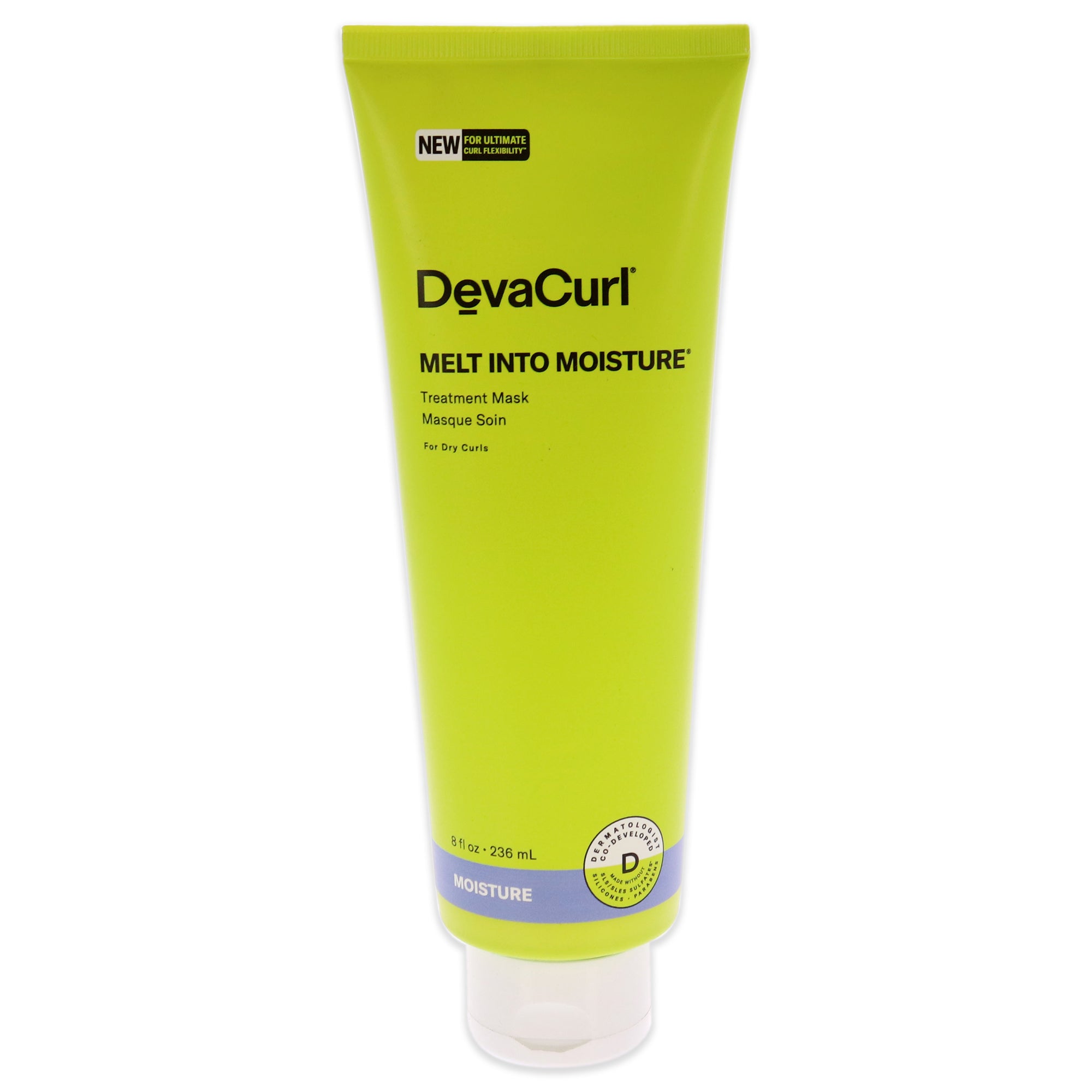 Melt Into Moisture Treatment Mask-NP by DevaCurl for Unisex - 8 oz Masque