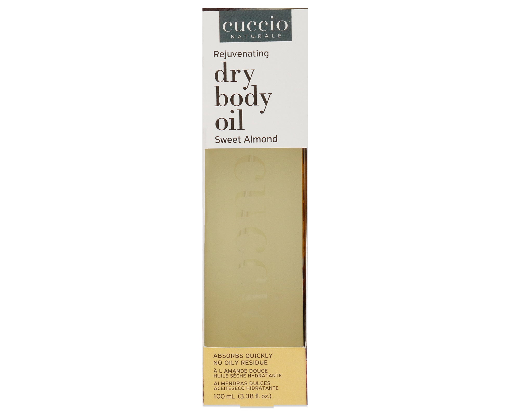 Hydrating Dry Body Oil - Sweet Almond by Cuccio Naturale for Unisex - 3.38 oz Oil