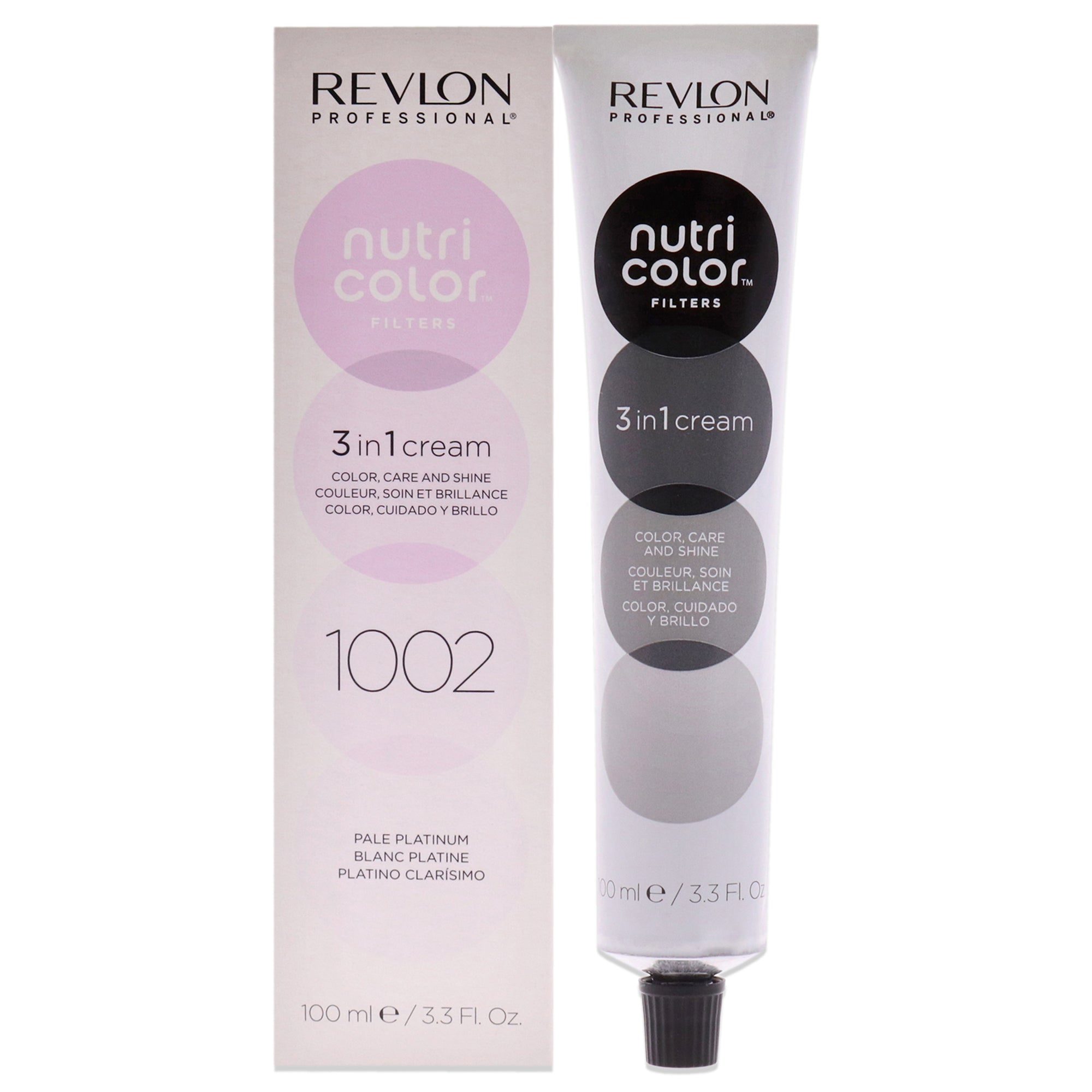 Nutri Color Cream - 1002 Pale Platinum by Revlon for Unisex - 3.3 oz Hair Color