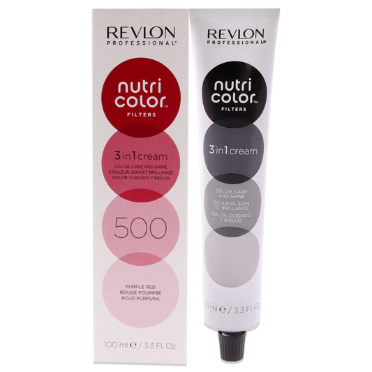 Nutri Color Cream - 500 Purple Red by Revlon for Unisex - 3.3 oz Hair Color