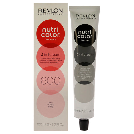 Nutri Color Cream - 600 Red by Revlon for Unisex - 3.3 oz Hair Color