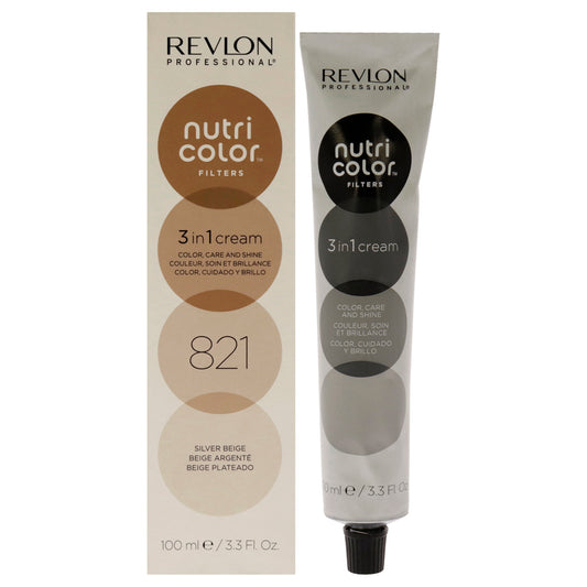 Nutri Color Cream - 821 Silver Beige by Revlon for Unisex - 3.3 oz Hair Color