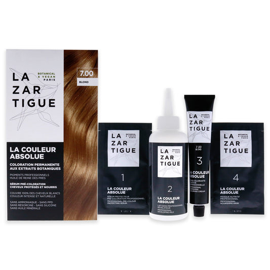 La Couleur Absolue Permanent Haircolor - 7.00 Blond by Lazartigue for Unisex - 1 Application Hair Color