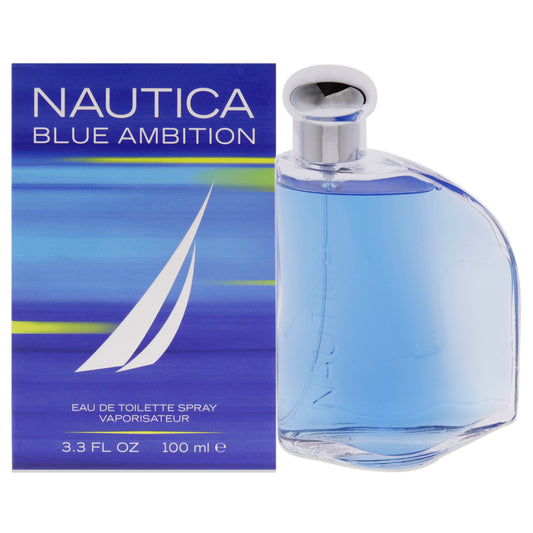 Nautica Blue Ambition by Nautica for Men - 3.3 oz EDT Spray