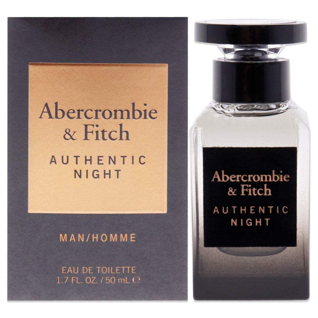 Abercrombie and Fitch Authentic Night Men EDT Spray