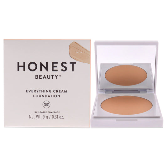 Everything Cream Foundation Compact - Snow by Honest for Women - 0.31 oz Foundation
