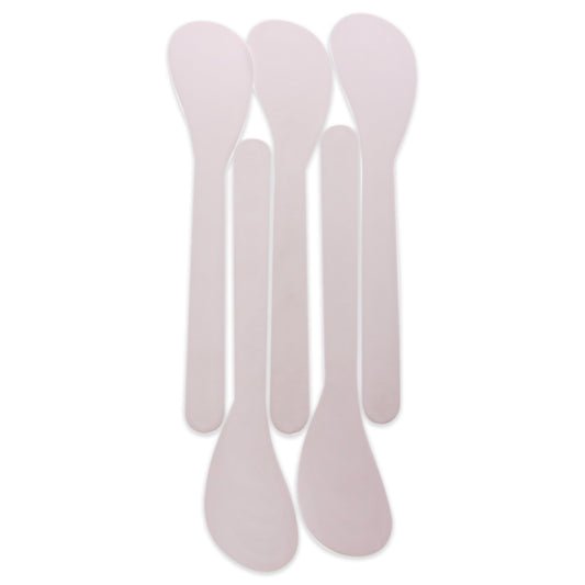 Spatula Round Tip Plastic - White