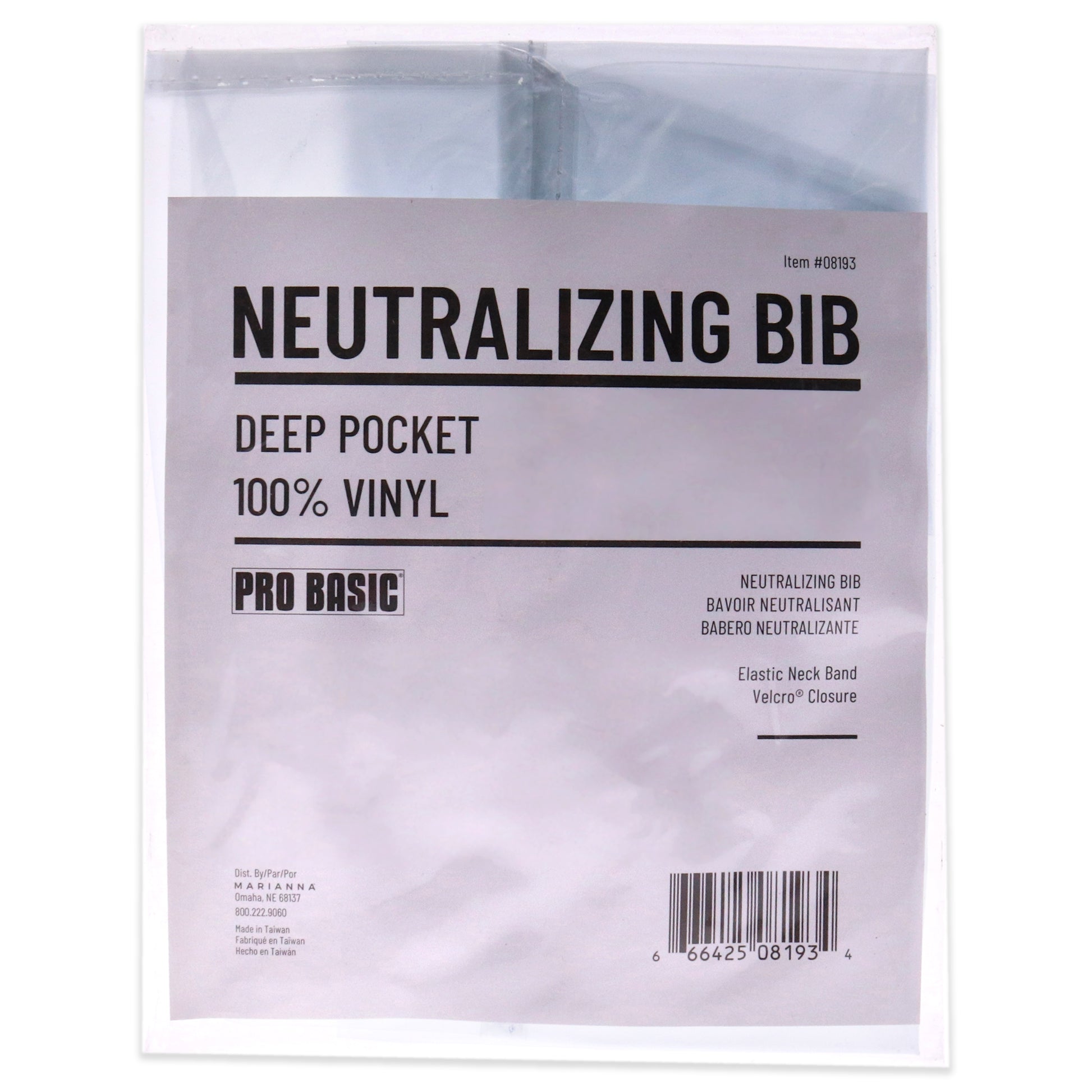 Neutralizing Bib Deep Pocket
