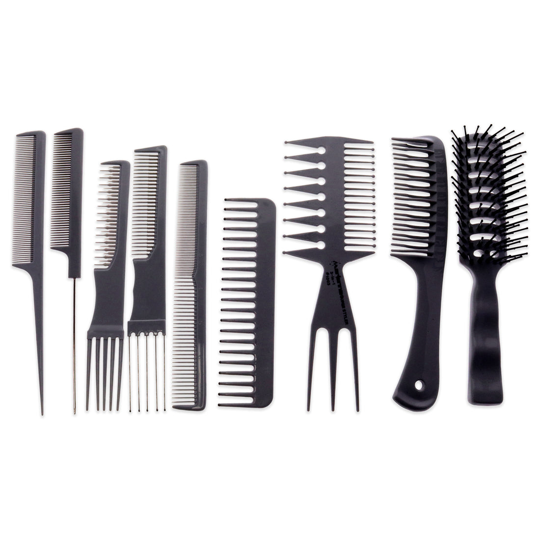 Professional Plastic Comb and Brush Set