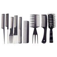 Professional Plastic Comb and Brush Set