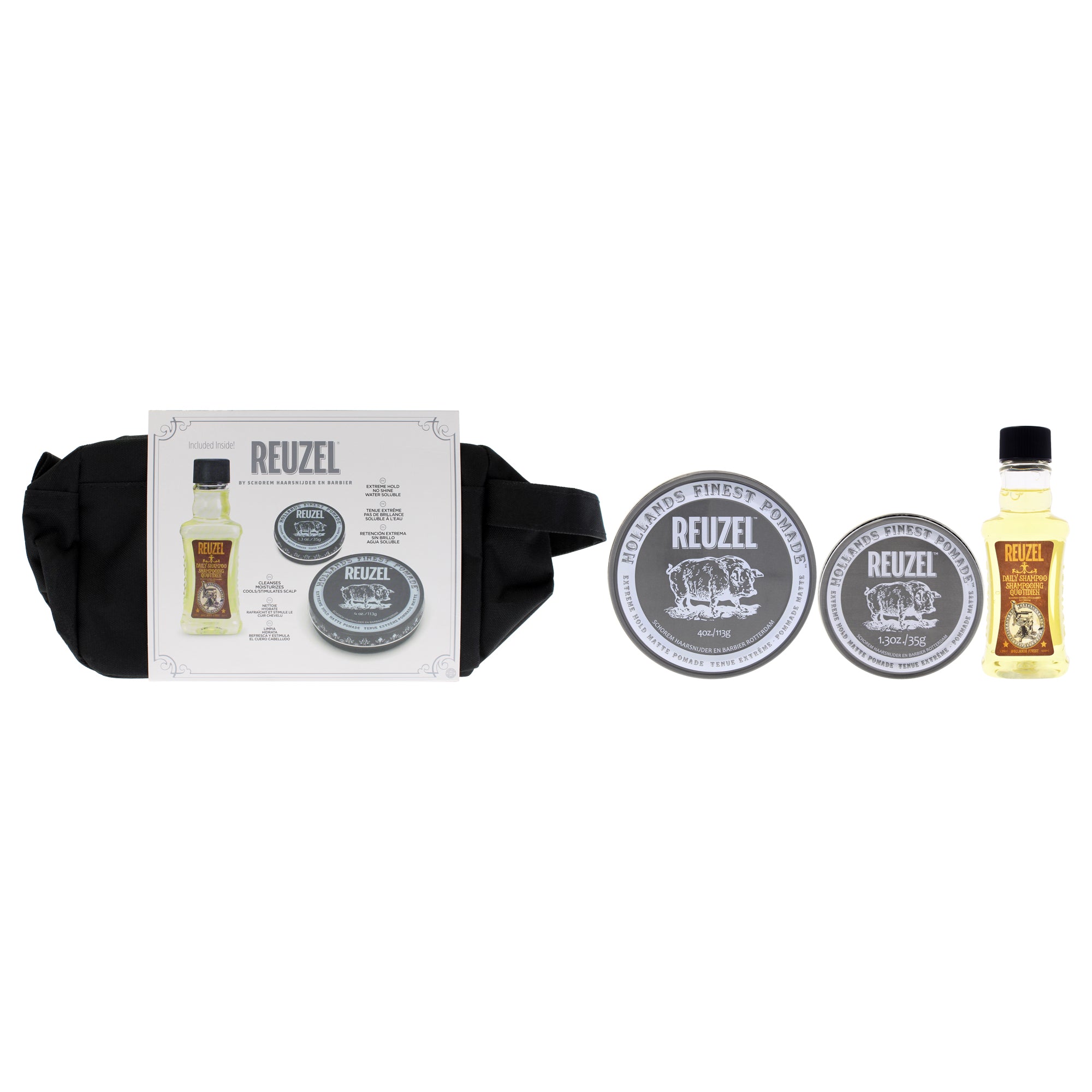 REUZEL】ルーゾー ポマード-pomade R 113g×3個 新品 ルーゾー レッド