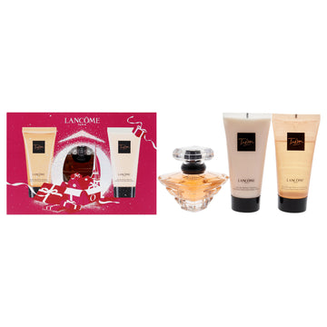 Tresor by Lancome for Women - 3 Pc Gift Set 1oz EDP Spray, 1.6oz Body Lotion, 1.6oz Shower Gel