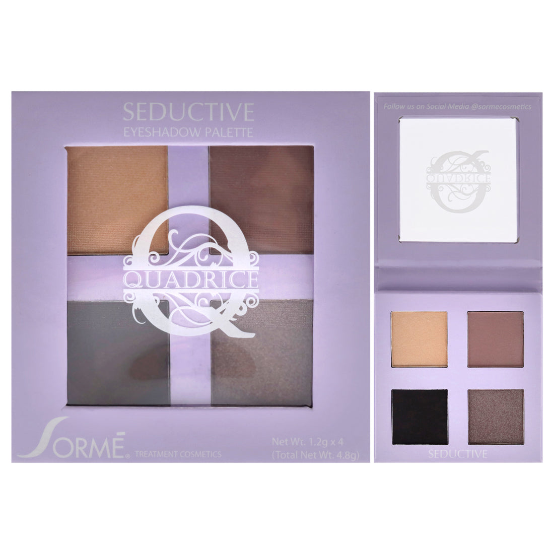 Sorme Cosmetics Quadrice Eyeshadow Palette
