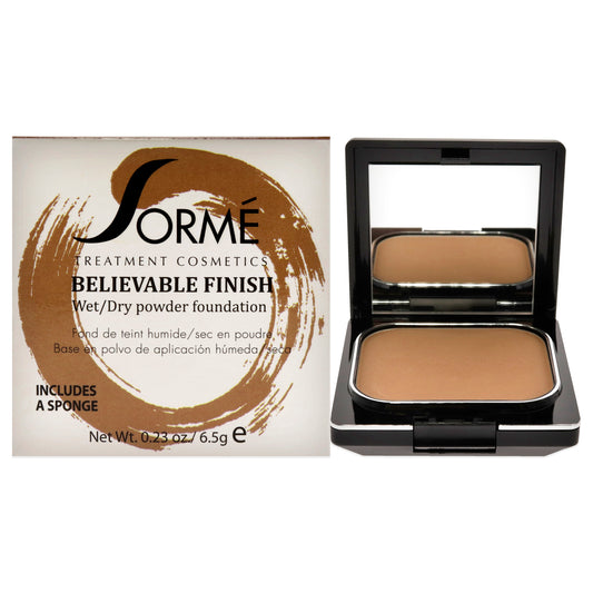 Believable Finish Powder Foundation - Golden Honey by Sorme Cosmetics for Women - 0.23 oz Foundation