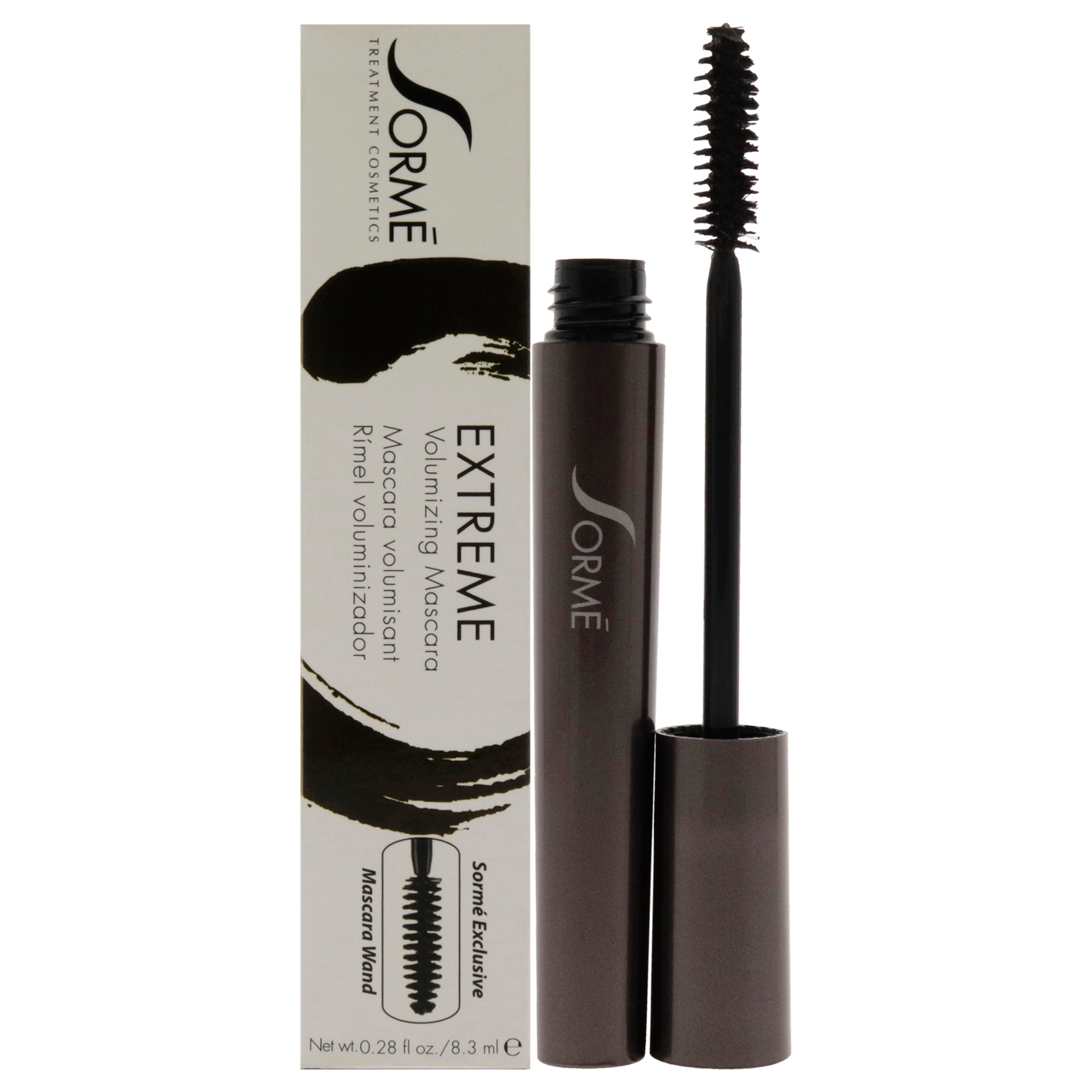 Extreme Volumizing Mascara - E02 Black Brown by Sorme Cosmetics for Women - 0.28 oz Mascara