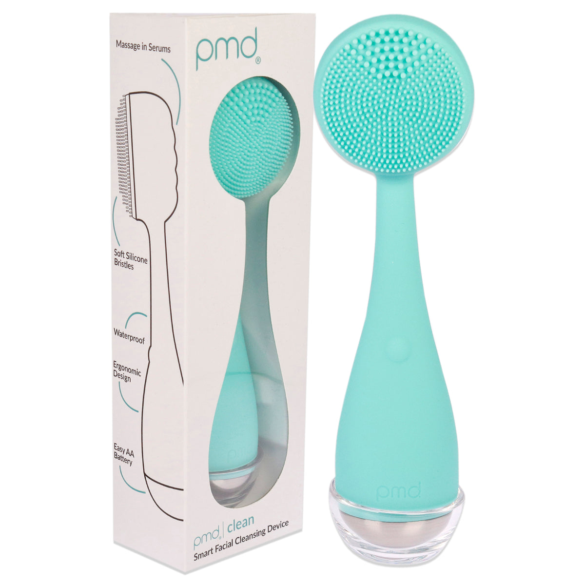PMD Clean - Teal with White Facial Brush