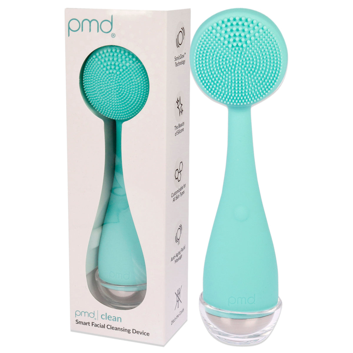 PMD Clean - Teal with White Facial Brush