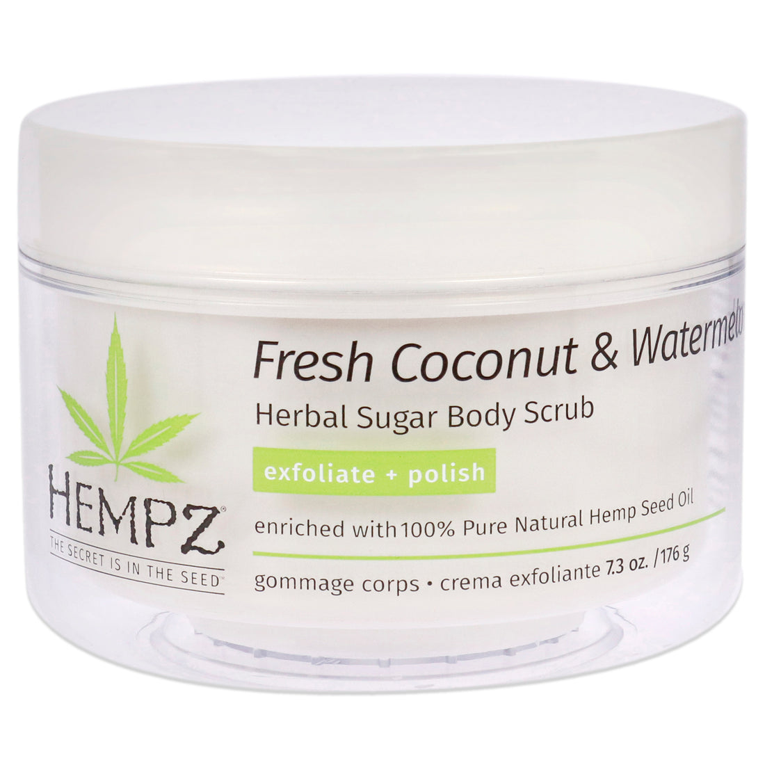 Fresh Coconut and Watermelon Herbal Sugar Body Scrub