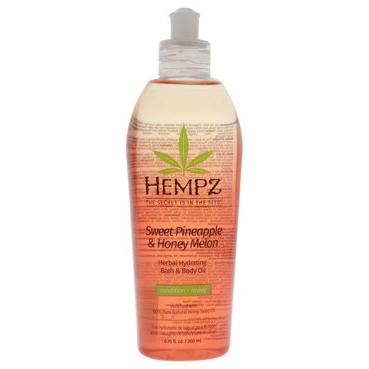 Sweet Pineapple and Honey Melon Hydrating Bath and Body Oil