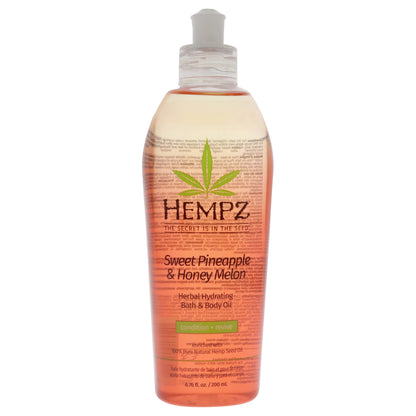Sweet Pineapple and Honey Melon Hydrating Bath and Body Oil