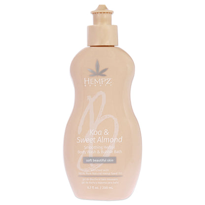 Koa and Sweet Almond Smoothing Herbal Bubble Bath and Body Wash