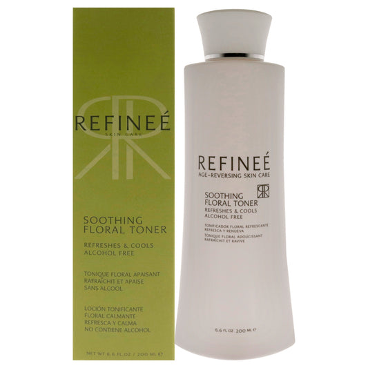 Soothing Floral Toner by Refinee for Women - 6.6 oz Toner