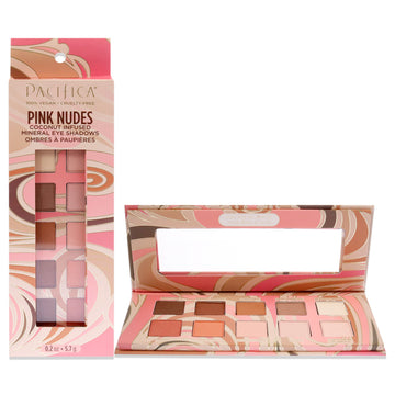 Pink Nudes Mineral Eyeshadows by Pacifica for Women - 0.2 oz Eye Shadow