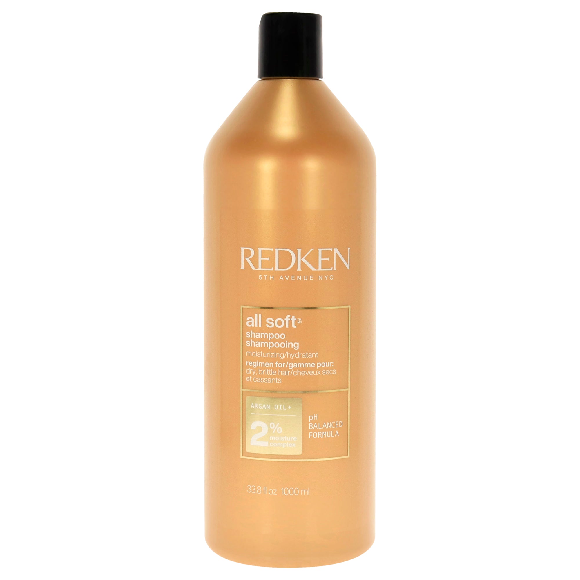 All Soft Shampoo-NP by Redken for Unisex - 33.8 oz Shampoo