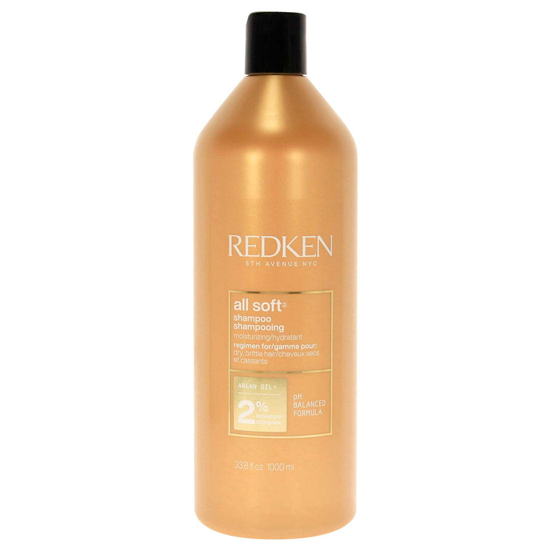 All Soft Shampoo-NP by Redken for Unisex - 33.8 oz Shampoo