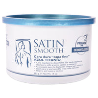 Satin Smooth Titanium Blue Thin Film Hard Wax