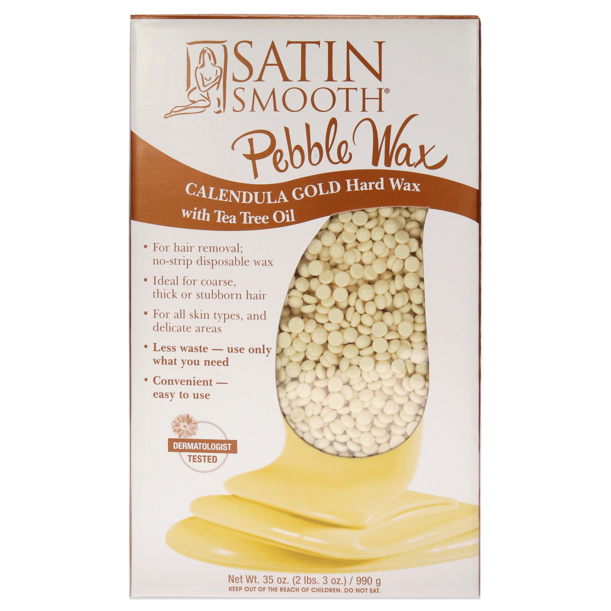 Calendula Gold Hard Wax with Tea Tree Oil