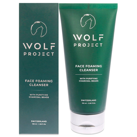 Face Foaming Cleanser by Wolf for Men - 3.38 oz Cleanser