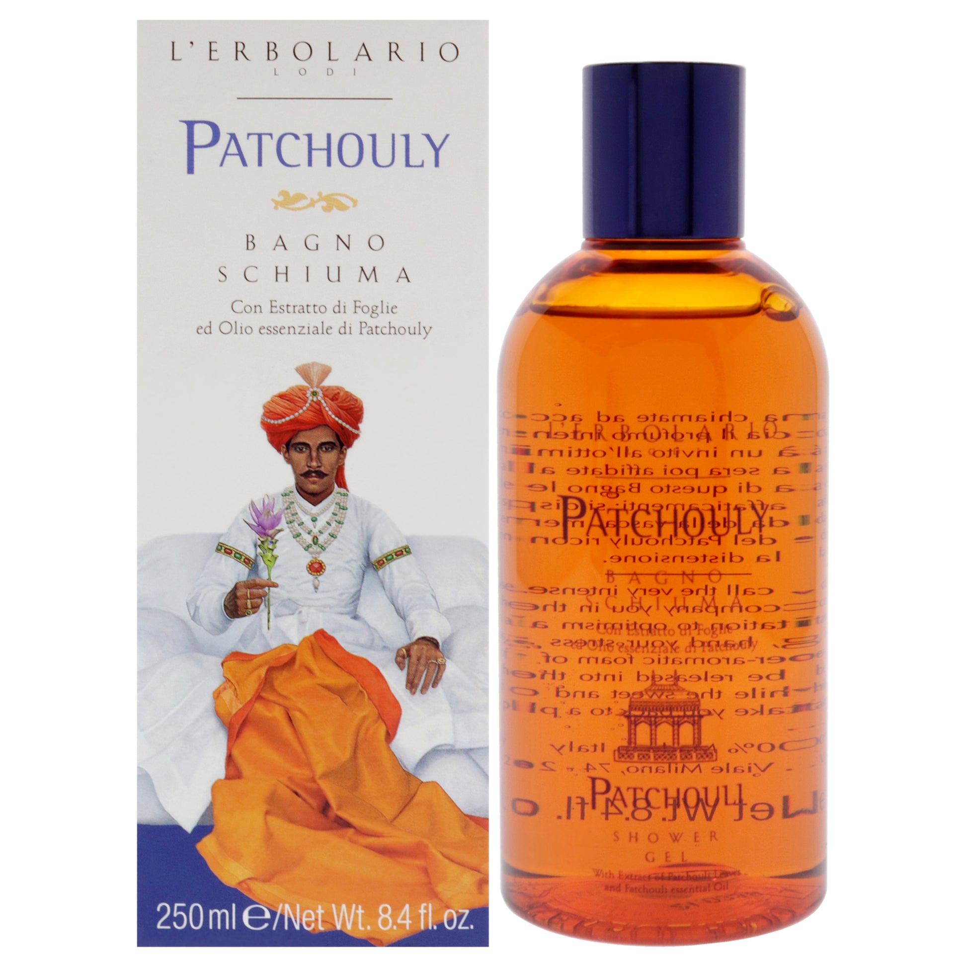 Patchouly Shower Gel by Lerbolario for Unisex - 8.4 oz Shower Gel