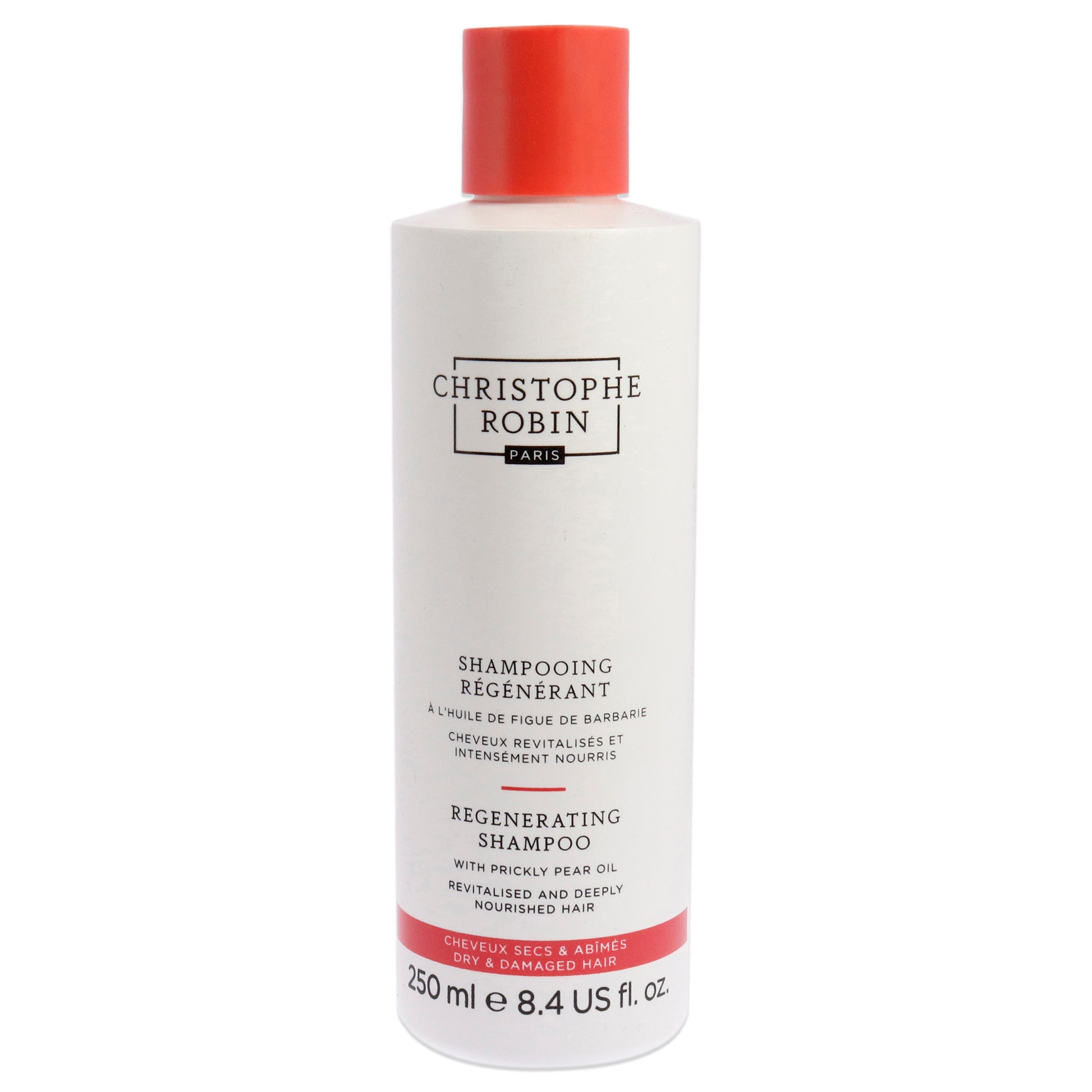 Regenerating Shampoo with Prickly Pear Oil by Christophe Robin for Unisex - 8.4 oz Shampoo