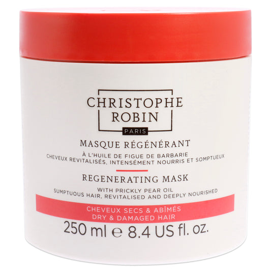 Regenerating Mask with Prickly Pear Oil by Christophe Robin for Unisex - 8.4 oz Masque