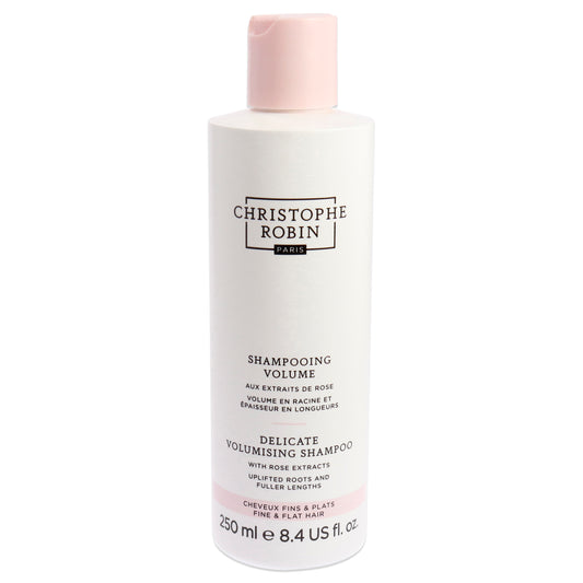 Delicate Volumizing Shampoo with Rose Extracts by Christophe Robin for Unisex - 8.4 oz Shampoo