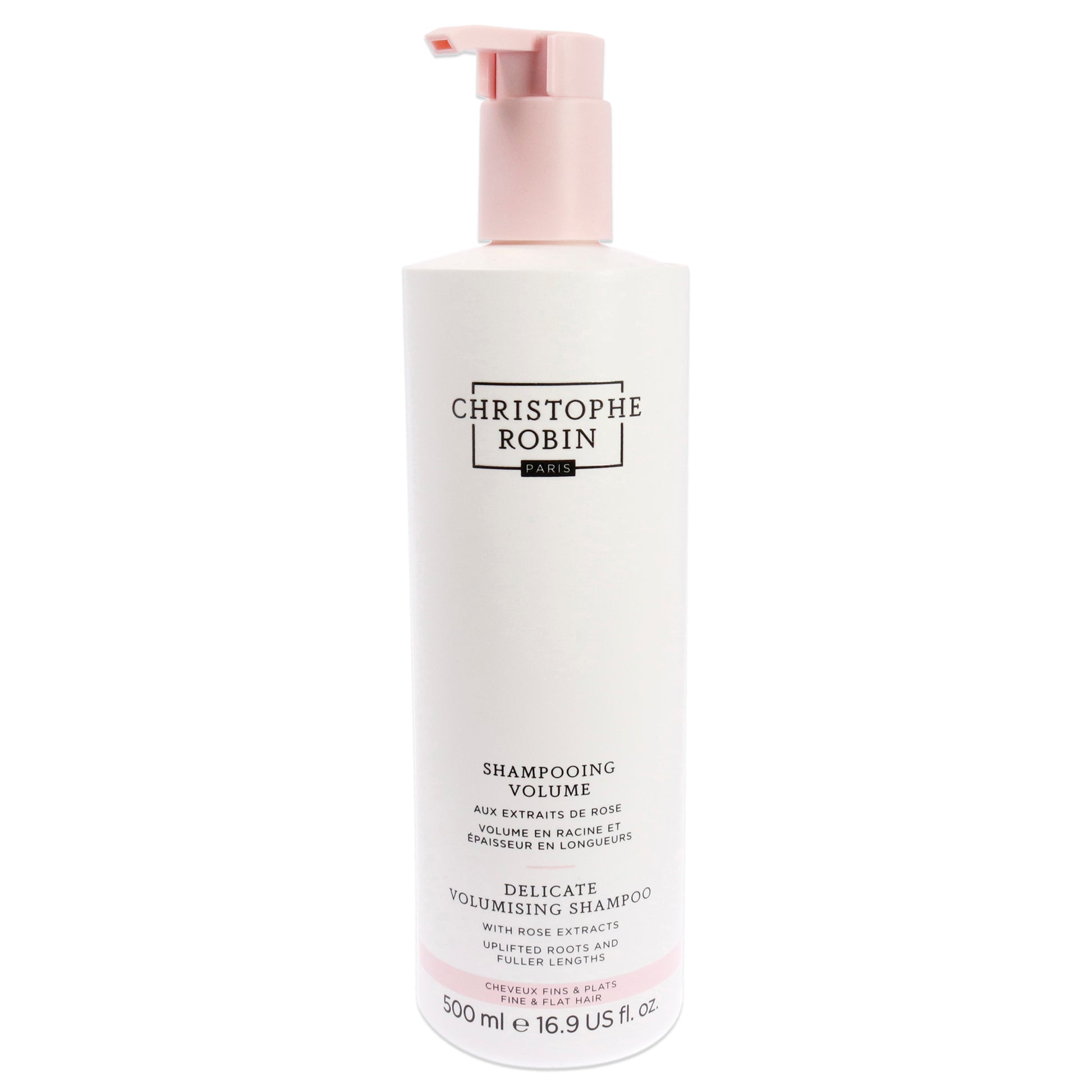 Delicate Volumizing Shampoo with Rose Extracts by Christophe Robin for Unisex - 16.9 oz Shampoo