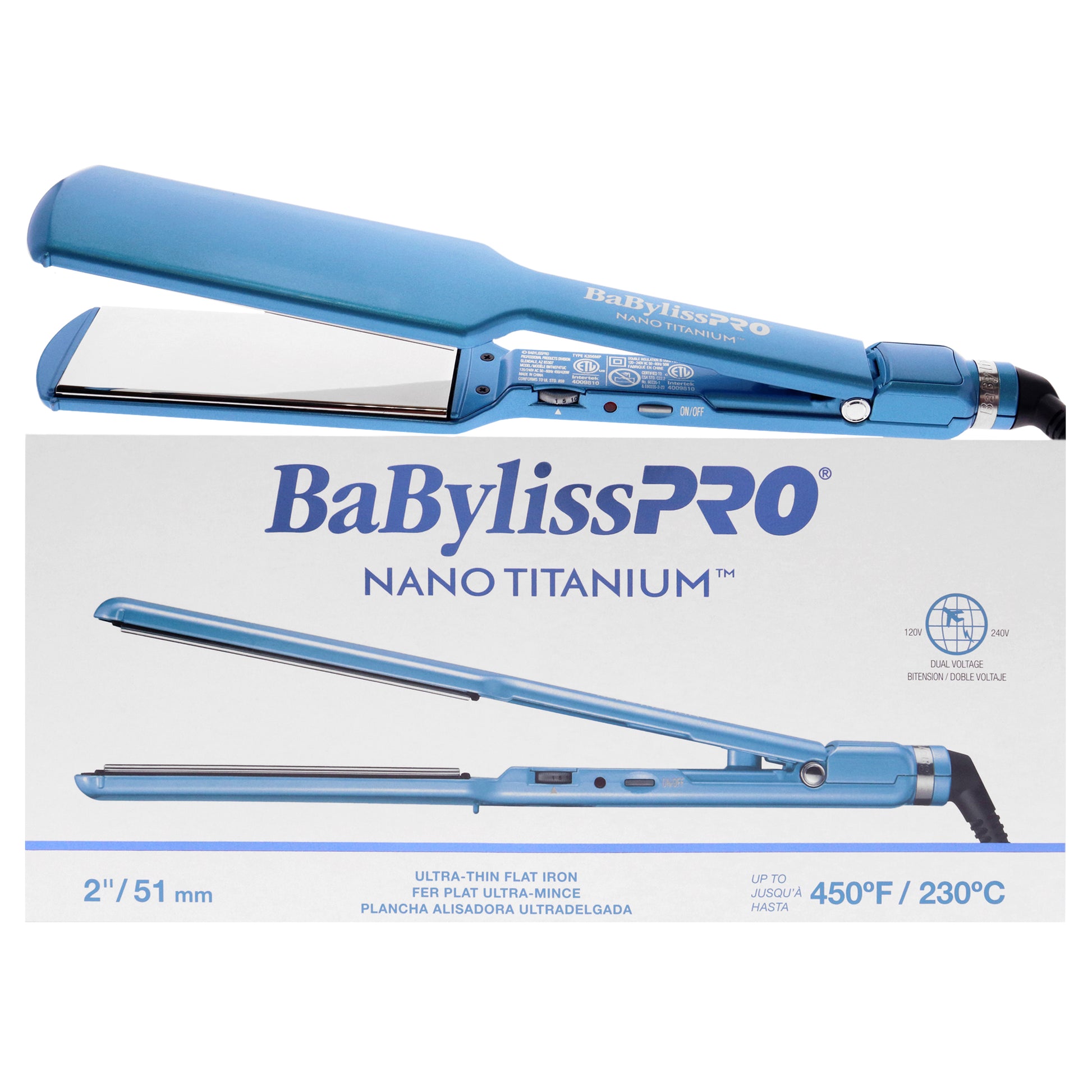 Nano Titanium Ultra-Thin Flat Iron - BNT4074TUC