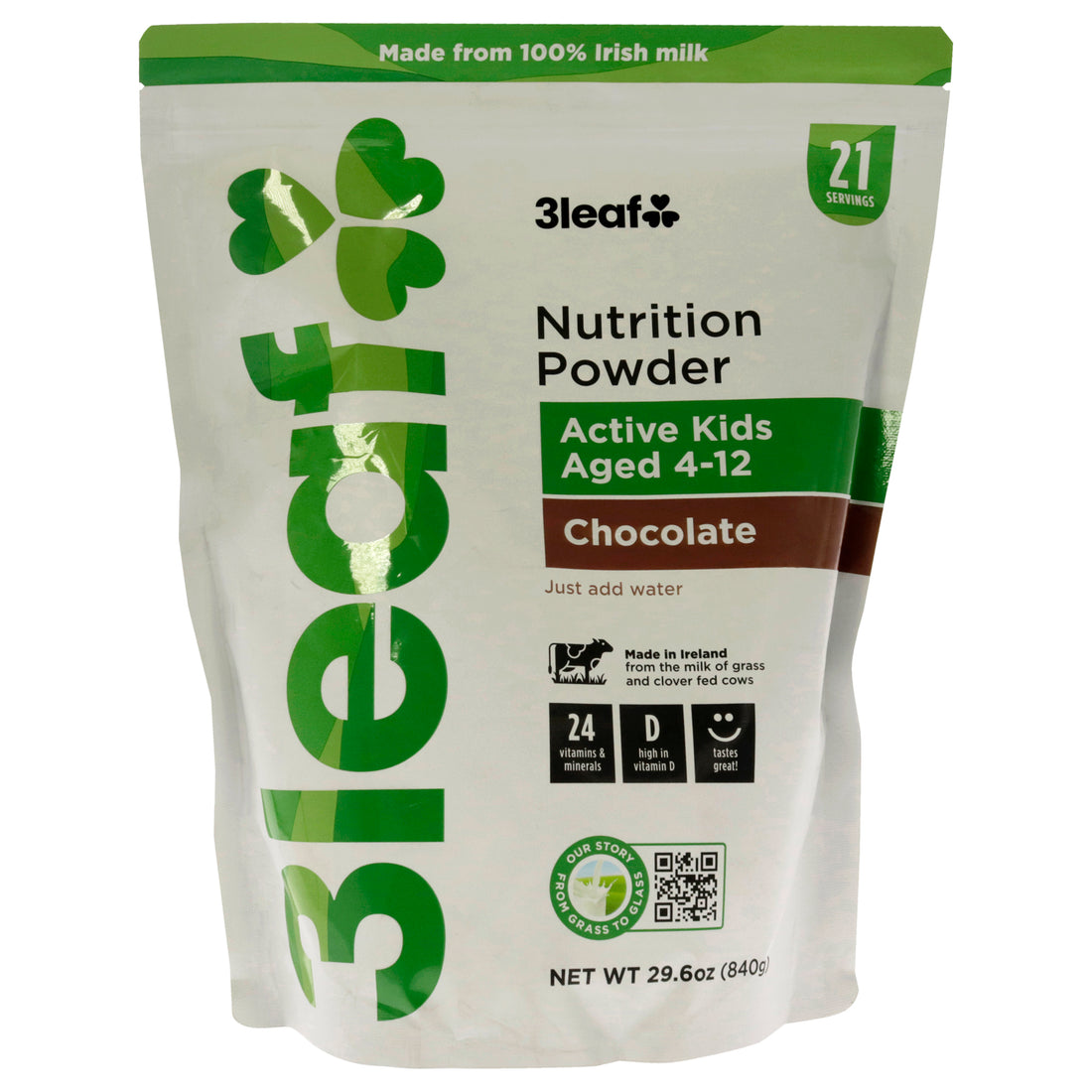 3Leaf Nutrition Powder Active Kids Aged 4-12