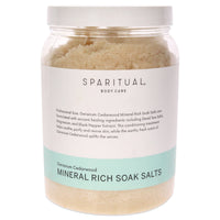 Mineral Rich Soak Salts - Geranium Cedarwood
