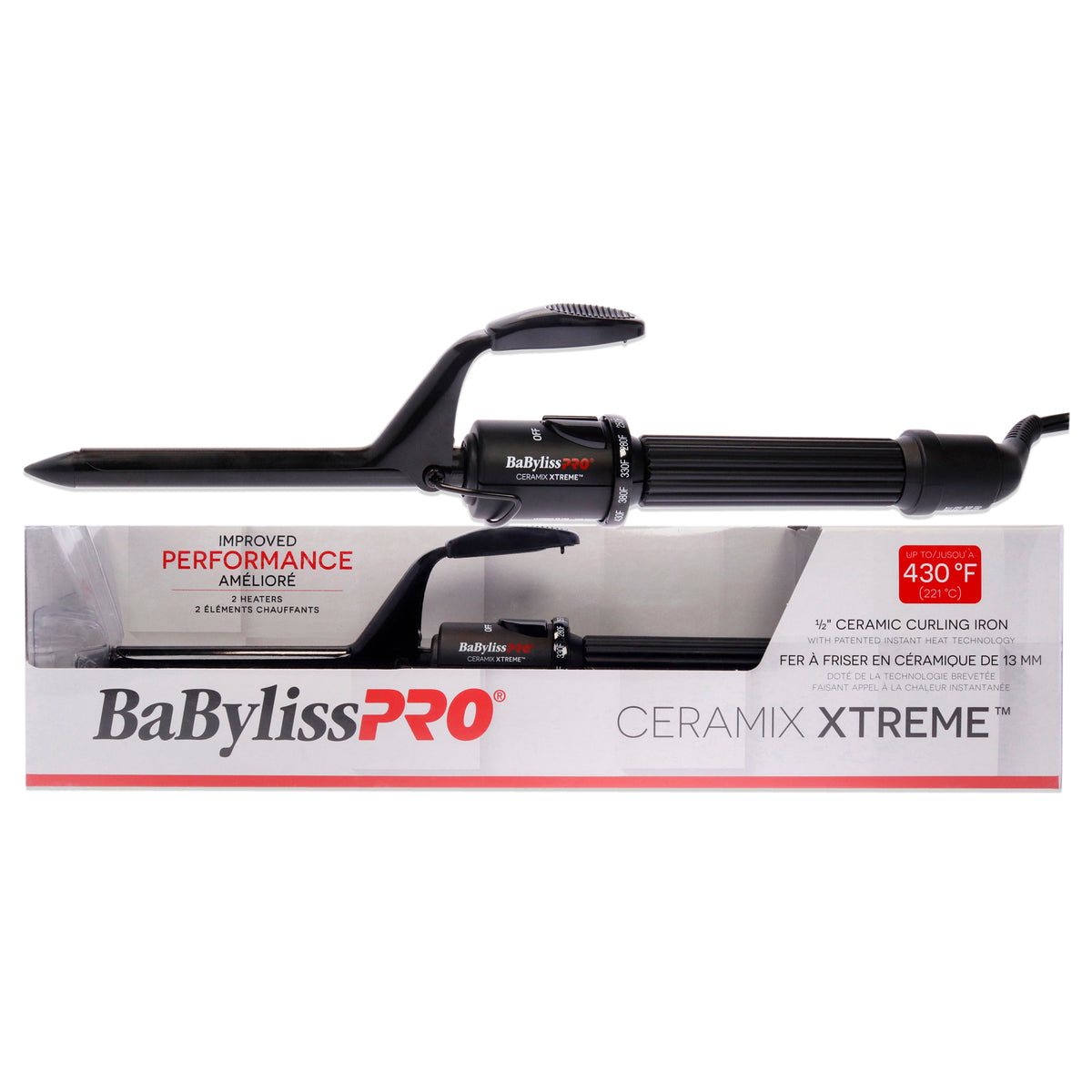 Babyliss PRO Professional Ceramix Xtreme Curling Iron - BABC50SNC