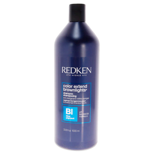 Color Extend Brownlights Blue Toning Shampoo-NP by Redken for Unisex - 33.8 oz Shampoo