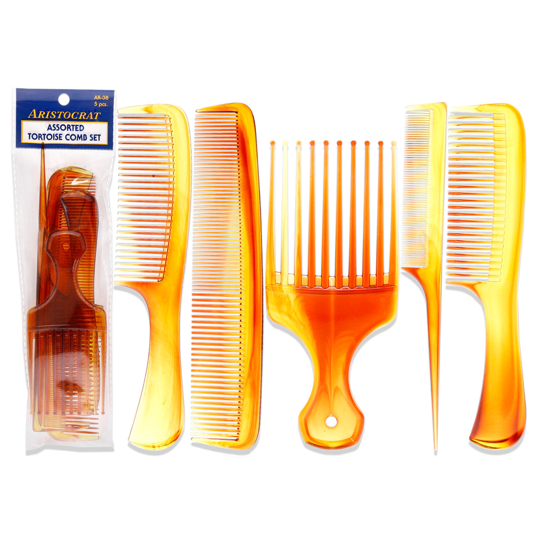 Assorted Tortoise Comb Set