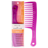 Detangler Shampoo Comb 9.5 - Bright Pink