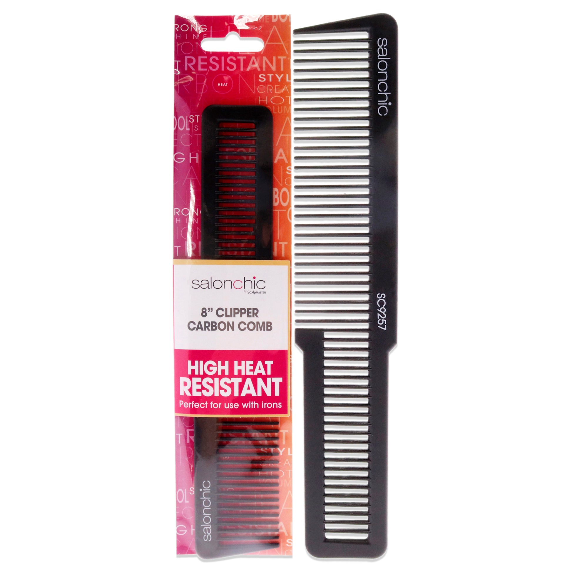 Flat Top Clipper Carbon Comb High Heat Resistant 8